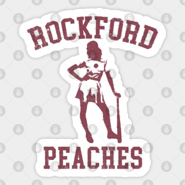 Rockford Peaches 2 Sticker by jordan5L